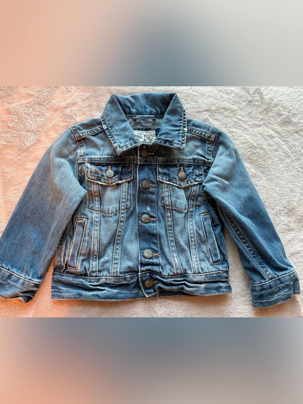 Place Kids Denim Jacket in Light Blue Wash